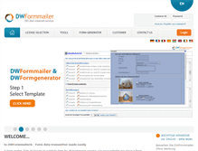 Tablet Screenshot of dw-formmailer.de